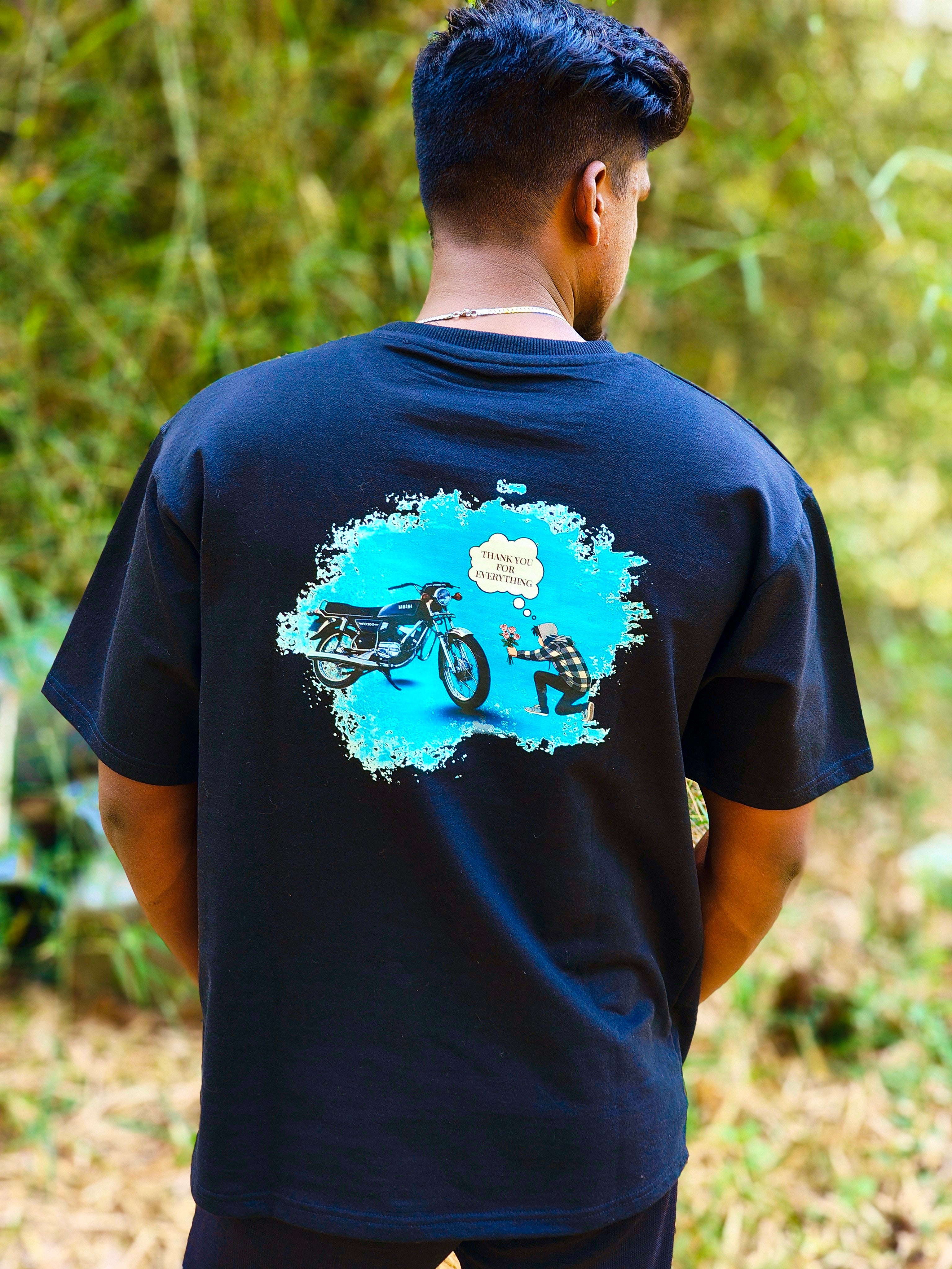 Rx Print Oversized Tshirt